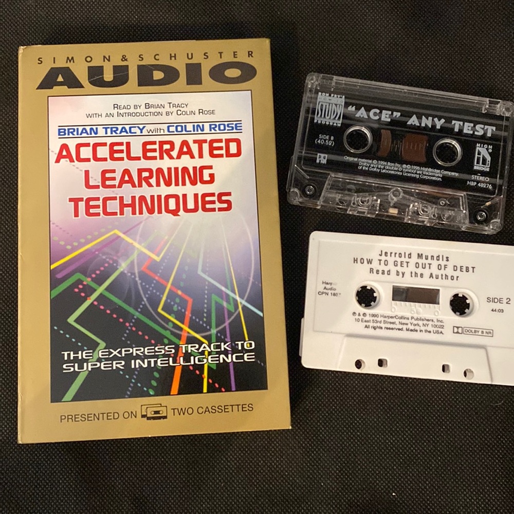 Audio Cassette tapes on Accelerated Learning Technologies, “Ace” any test- Used
